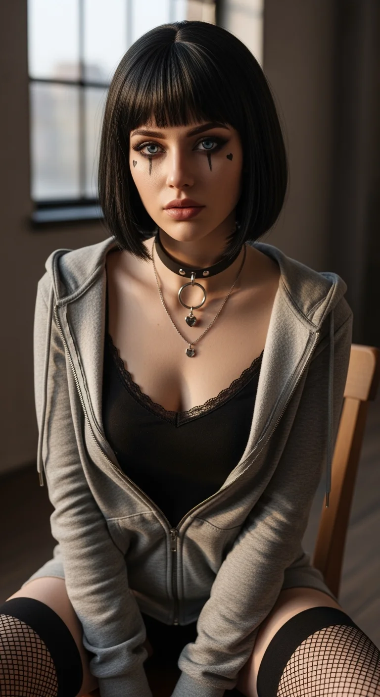 Aria — mysterious gothic AI companion